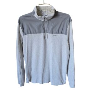Calvin Klein Gray Quarter-Zip Pullover